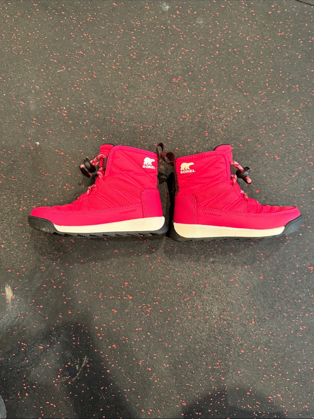 Sorel Bright Red Youth Snow Boots